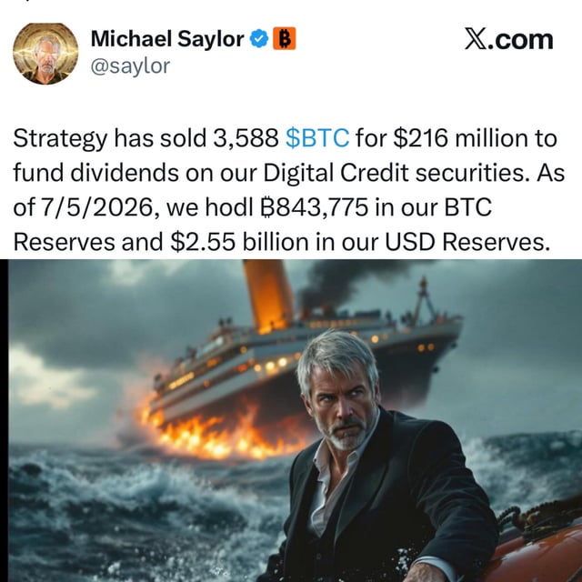 M. saylor : “hodl” it’s actually quite funny how things are turning out . just sit back pull a chair , grab your popcorn 🍿 and watch the events unfold