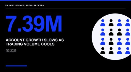 Retail broker accounts hold near 7.4 million as trading activity cools