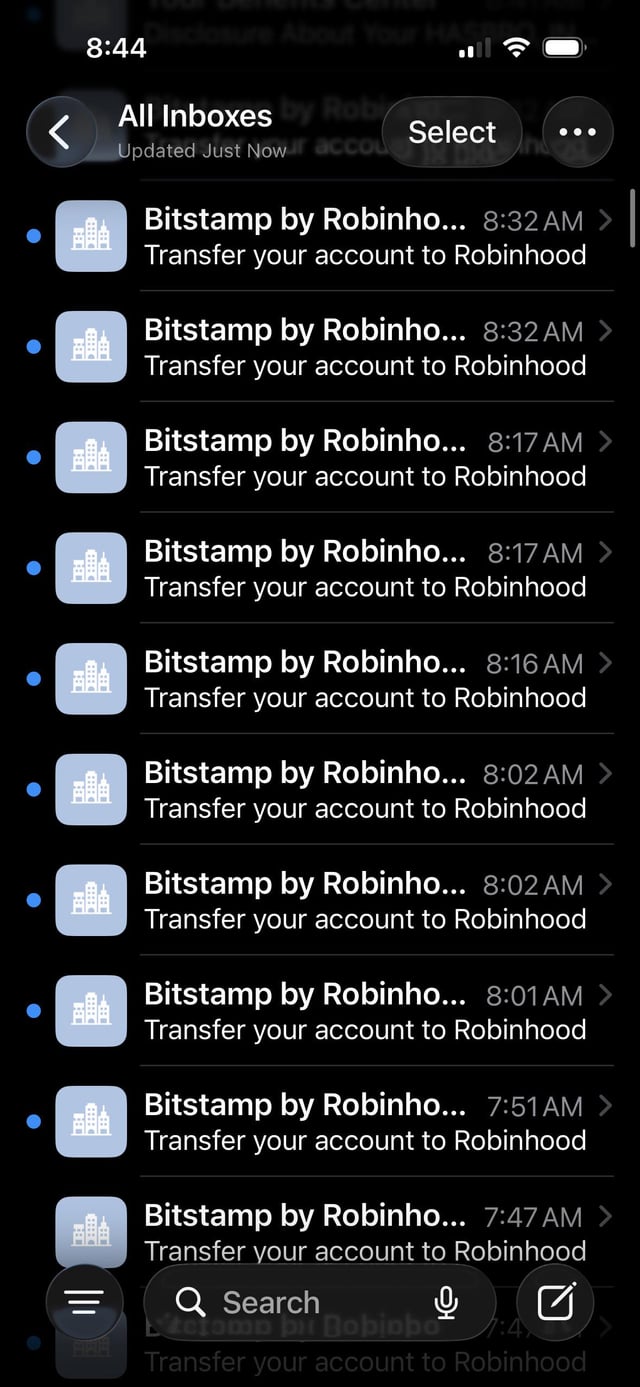 Did anyone else receive dozens of bitstamp emails this morning?