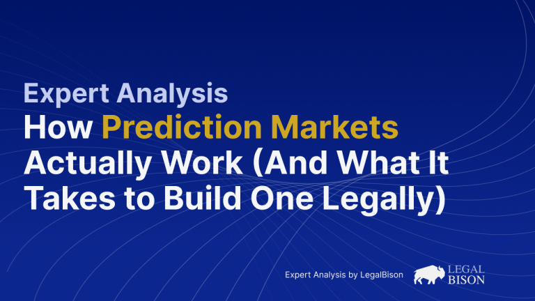How prediction markets actually work (and what it takes to build one legally)