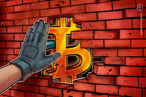Bitcoin price hits $65k wall as stocks battle ‘record’ institutional tech sell off