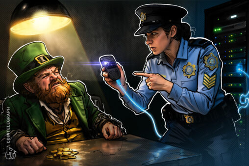 Irish authorities seize another 500 bitcoin, bringing 2026 total to 1,500 btc