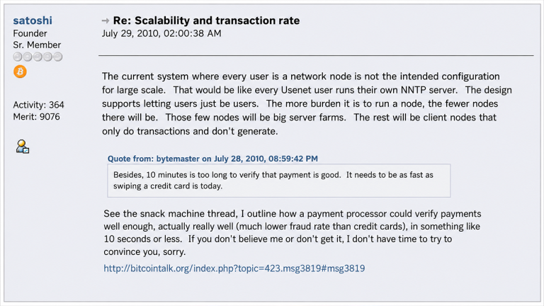 ‘i don’t have time to try to convince you’ — satoshi’s famous line turns 16