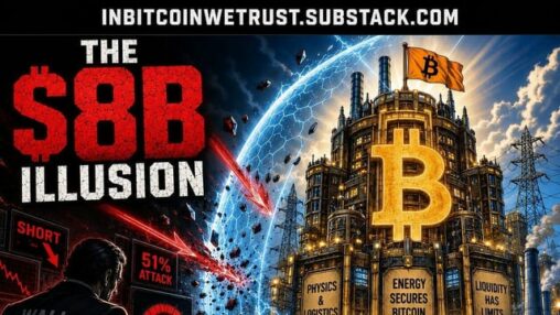 The $8 billion mirage: why shorting bitcoin to death is a fantasy. unpacking the fatal flaws of the ultimate 51% attack and the inescapable laws of physical economics.
