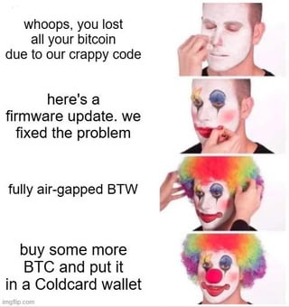 Coldcard firmware update