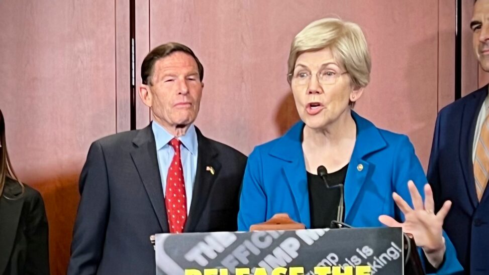 Clarity act sits idle over trump ethics question as warren asks sec to investigate him