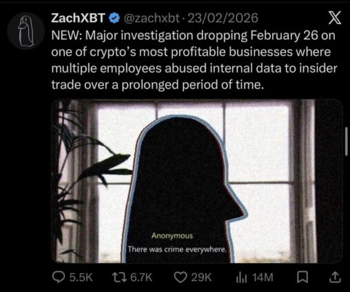Zachxbt is a genius.