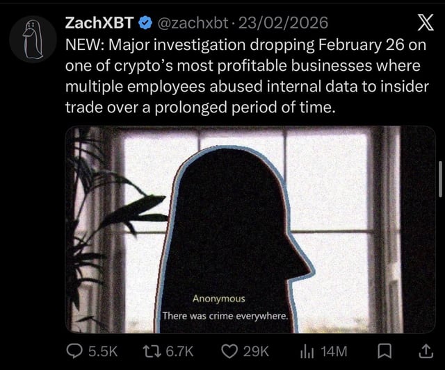 Zachxbt is a genius.