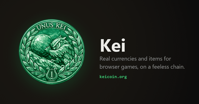 Kei infrastructure for adding currencies and player inventories for browser based mmos