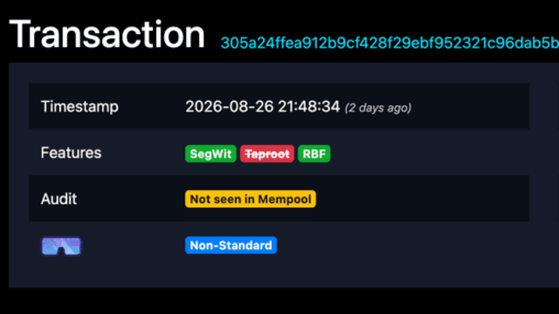 The "bitcoin is doomed when quantum catches up" crowd just lost their best argument. someone made a quantum proof transaction on mainnet without changing bitcoin at all.