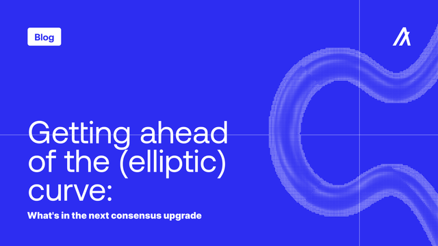 Getting ahead of the (elliptic) curve: what's in the next consensus upgrade
