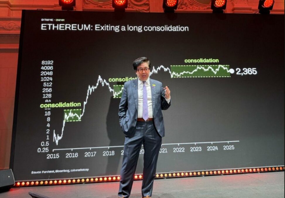 Tom lee's bitmine now owns 4.8% of ethereum supply after latest eth purchase