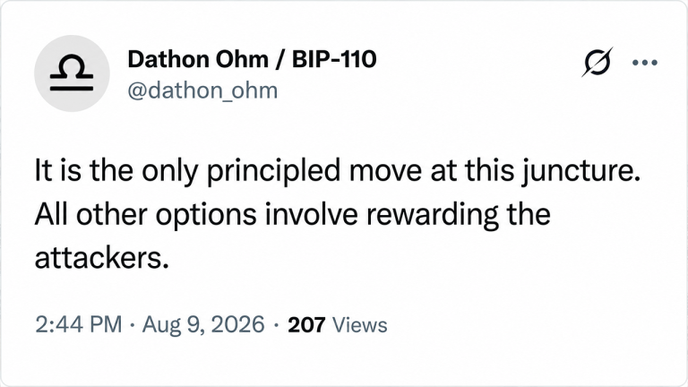Bip 110 backers plot minority chain’s pow reset to ‘fire’ bitcoin miners