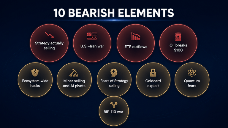Bitcoin takes 10 bearish blows in 2026 yet faces its mildest bear market