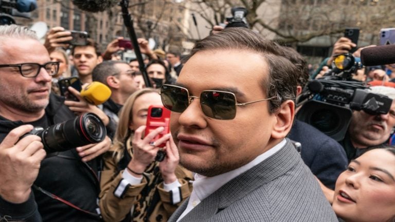 George santos settles cftc case over trading his own kalshi market