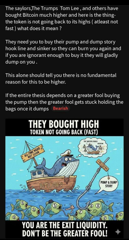 Raise your hand if you already got burned in this latest pump and dump