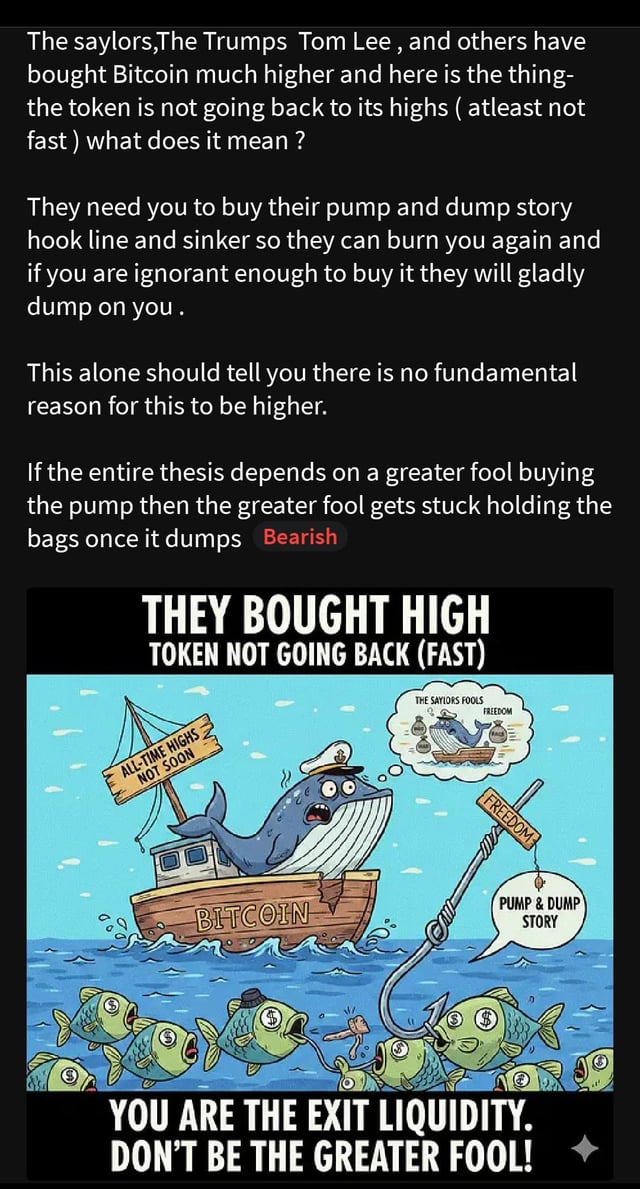 Raise your hand if you already got burned in this latest pump and dump