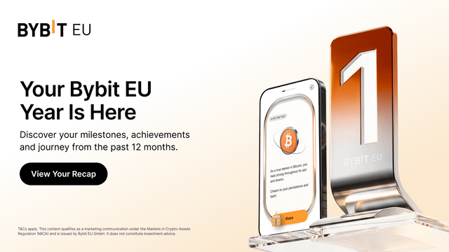 Reminder: share your bybit eu year recap and receive €20 in btc