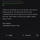 Changenow holding 2,995 usdc for over a year