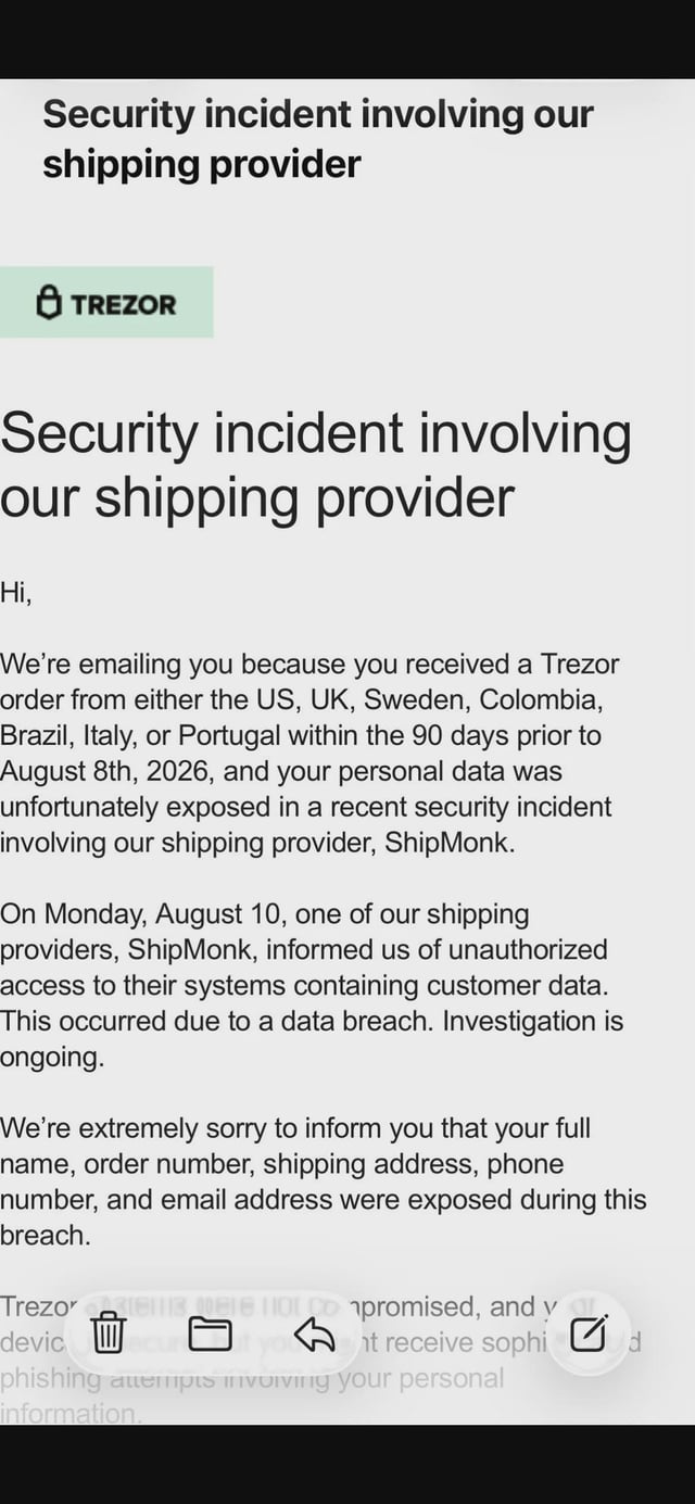 This will almost definitely result in a spike in kidnappings, they know the full details of people who might own millions in crypto.
