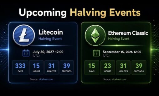 Upcoming halvings