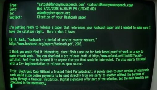 On this date 18 years ago, satoshi emailed adam back letting him know he was going to cite hashcash in the bitcoin whitepaper