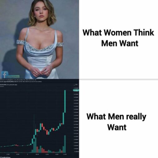 The only green flag men are chasing 📈