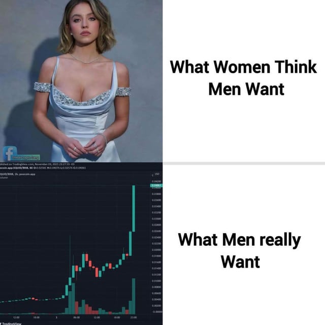 The only green flag men are chasing 📈