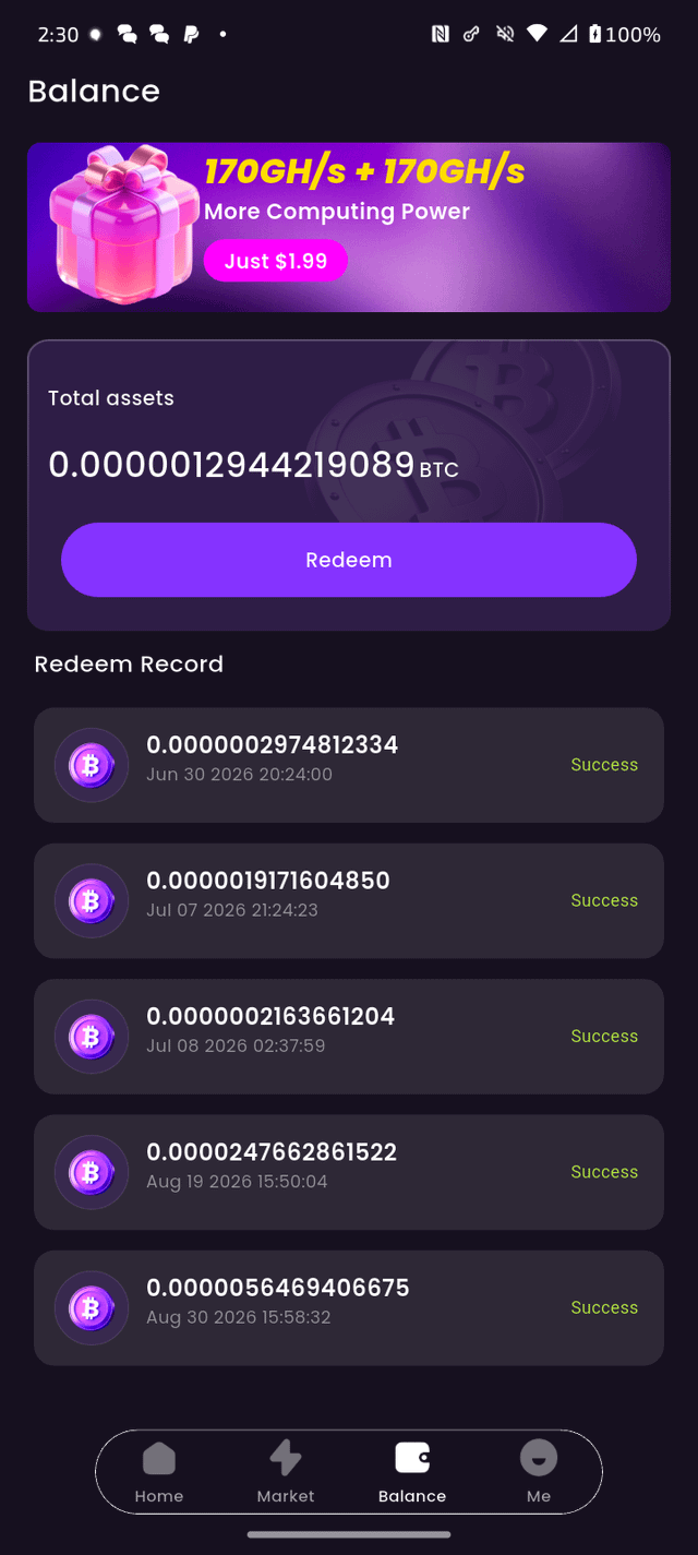 Bitcoin mining