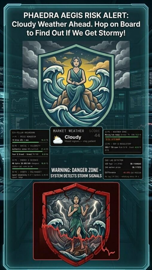 Cloudy weather ahead in the crypto markets. hop on board to find out if conditions get stormy. ⛅⛈️ when price momentum shifts