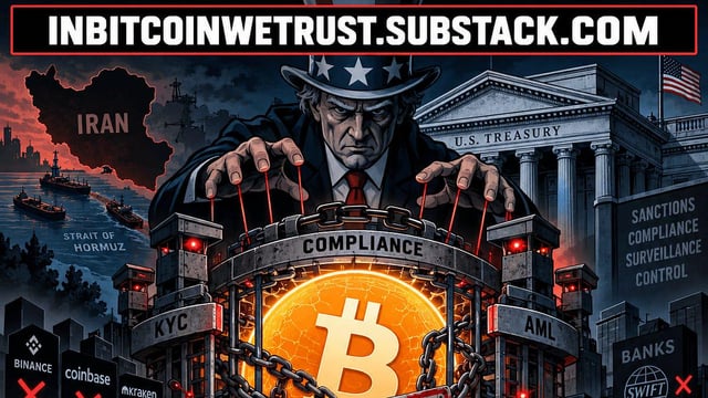 Exposed: how washington quietly used iran to hijack bitcoin (and why you’re next).
