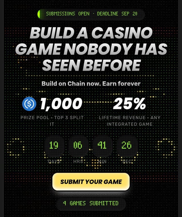 1k prize pool for game jam