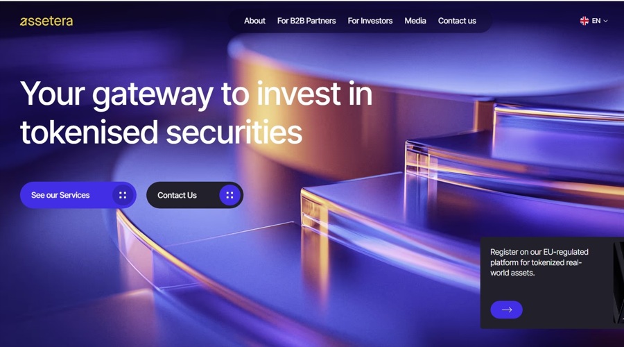 Assetera brings 200 tokenised stocks to european retail investors