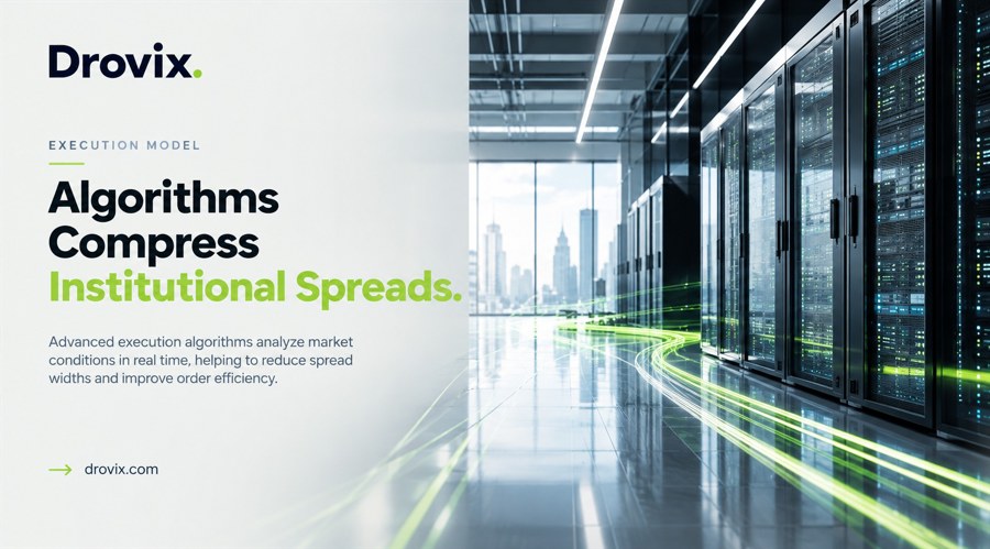 Inside the drovix stack: how algorithms compress institutional spreads