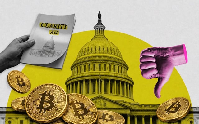 Clarity act faces major hurdles ahead of today's 60 vote senate test as banks and 18 state ags push back