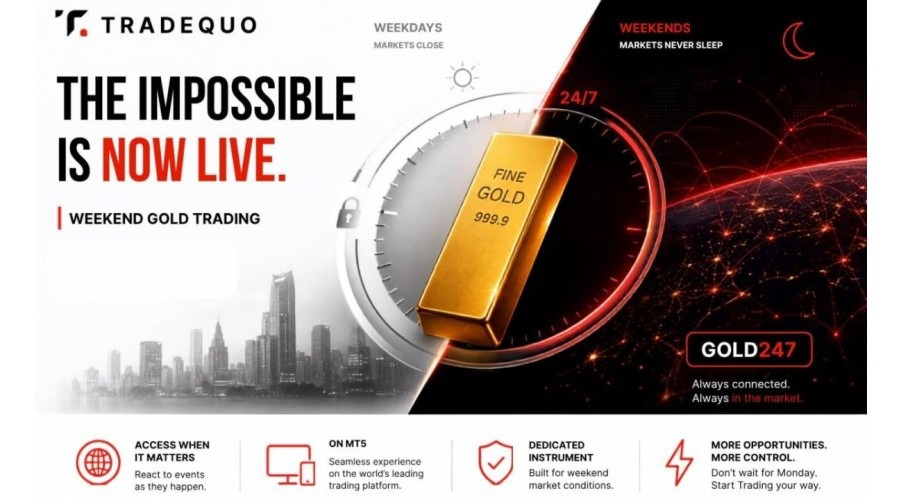 Tradequo launches gold247, introducing weekend trading for one of the world's most traded commodities