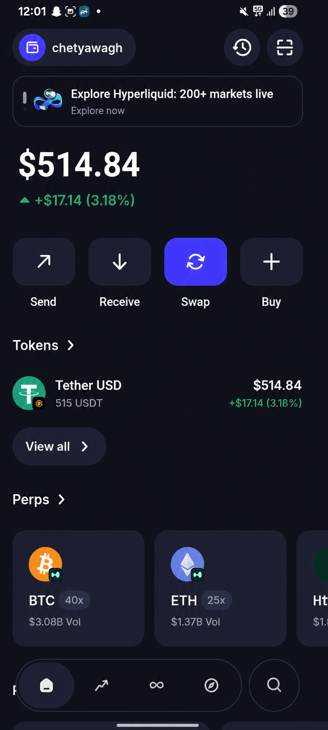 I want sell 514 usdt