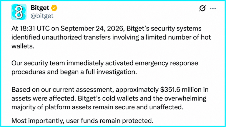 Everything we know about bitget’s massive $351m hack