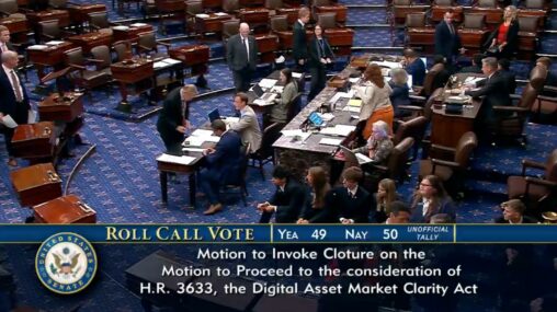 There were many conductors in the derailment of the crypto industry's clarity act