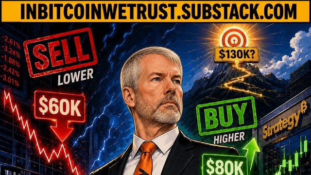 Strategy sold bitcoin at $60k. now it’s buying at $80k — and says it would buy at $130k.