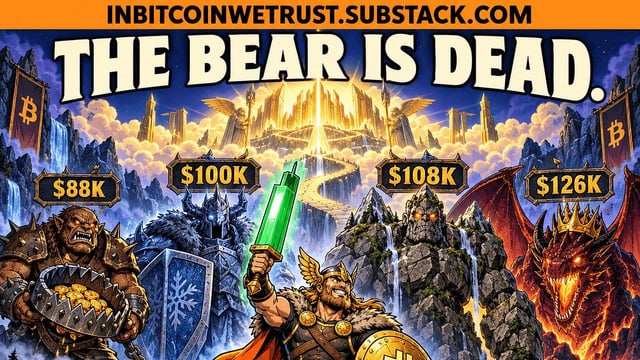 Bitcoin broke $82,000, and the bear is dead. here are the 4 final bosses before valhalla.
