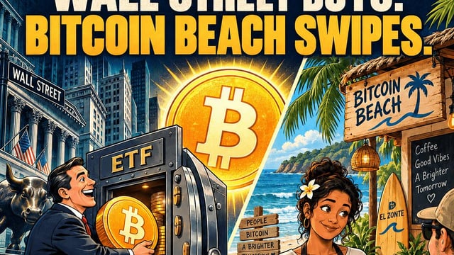 Bitcoin won wall street. so why is bitcoin beach reaching for a card?