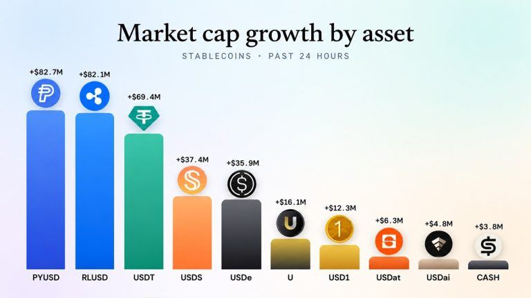 Ripple’s rlusd is just $248m away from overtaking paypal’s stablecoin
