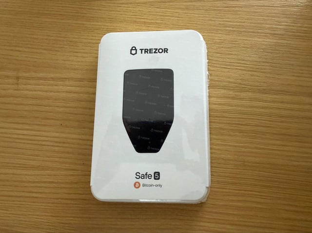 Just got my new trezor