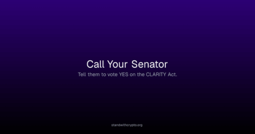 Call your senator support usa clarity act
