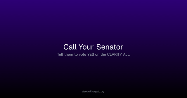 Call your senator support usa clarity act