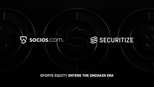 Securitize and socios.com partner to develop tokenized equity offerings for professional sports teams
