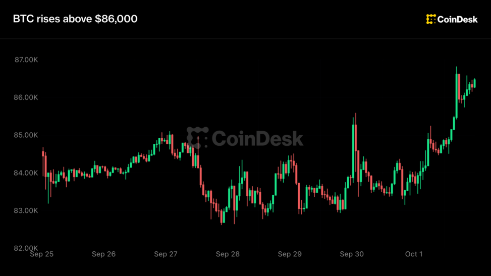 Live updates: bitcoin rises, re taking $86,000 ahead of key u.s. jobs data
