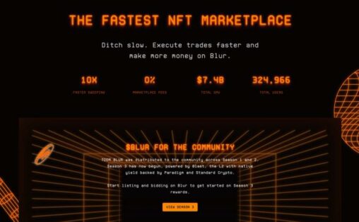 Once largest ethereum nft marketplace blur is shutting down after volumes collapse 99%