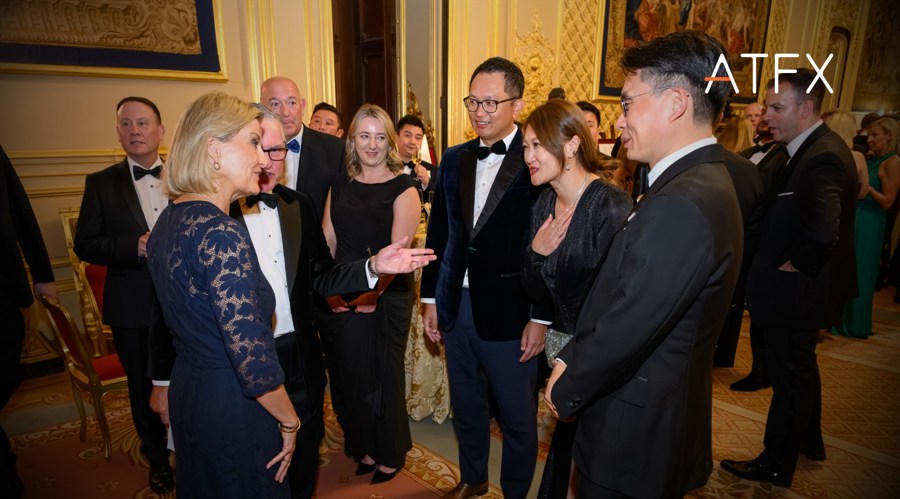 Atfx meets her royal highness the duchess of edinburgh at the duke of edinburgh cup royal gala dinner